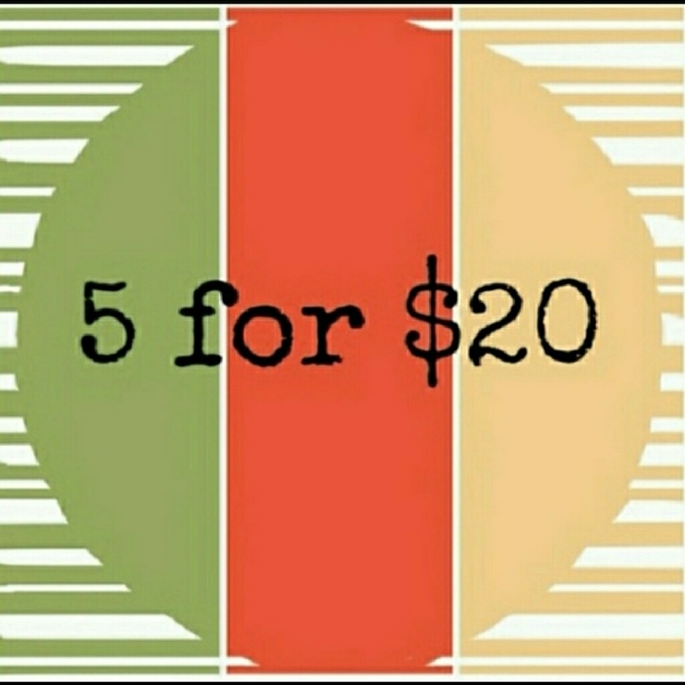 5 for $20!!!
